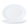 A43 Assiettes ovales Blanc 250mm