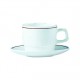 A76 Tasse Blanc/Filet rouge 190ml