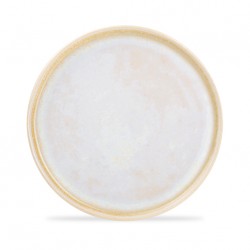 AT1127 Assiettes plates Blanc/doré Ø265mm