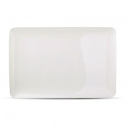 AT1206 Assiettes rectangulaires SOLID Blanc 360x240mm