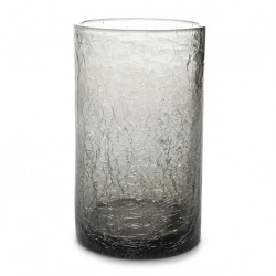 AT1468 Verres CRACKLE Gris 40cl Ø80xh.135mm