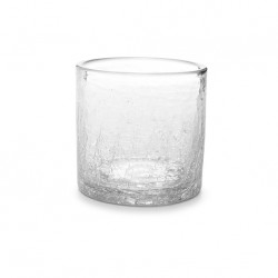 AT1469C Verres CRACKLE Translucide 22cl Ø80xh.80mm