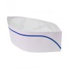 BU10 1000 Calots jetables Blanc/bleu