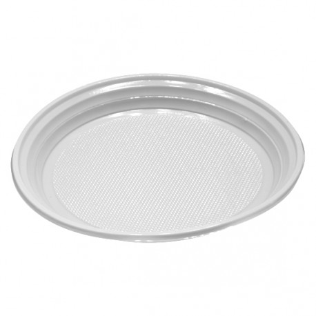 BUVPP4 1000 Assiettes PP Blanc Ø 24cm