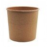 BX21 25 Pots à soupe Brun 350ml 90x75x110mm