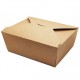 BX37 25 Box pour plats à emporter Brun 1300ml 170x135x65mm
