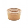 BX56 50 Couvercle pour pot à sauce Transparent 63x7mm