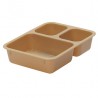 CBR26 Plateau 3 compartiments Beige 221x160x h.48mm