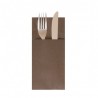 GDP124 30 Serviettes kangourou Chocolat 40x40cm