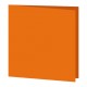 GDP33 50 Serviettes couleur Orange 39x39cm