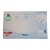 GS9 Gants latex poudrés bleus Bleu L