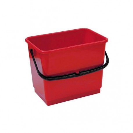 LO102 Seaux 6L ECO LINE Rouge 6L