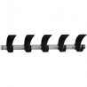 MD69D Barres murales - 5 crochets L.740xH.150mm
