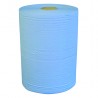 SAT37 Bobine d'essuyage 2 plis Bleu l.37cmx L..344m