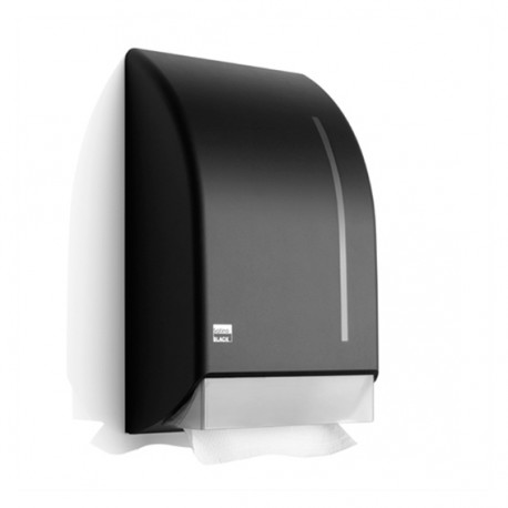 SATB6 Distributeur d'essuie-mains Noir 280x140x h.440mm