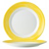 A293J Assiettes plates Jaune Ø230mm