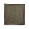 AT642225 Assiette carrée LINE GREY Gris 205x205mm