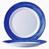 A293B Assiettes plates Bleu Ø230mm