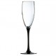 A308 Flûte Domino Pied noir 170ml Ø70x h.222mm
