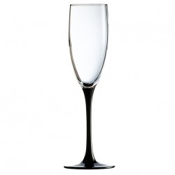 A308 Flûte Domino Pied noir 170ml Ø70x h.222mm