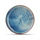 AT1138 Assiettes plates Bleu/brun Ø205mm
