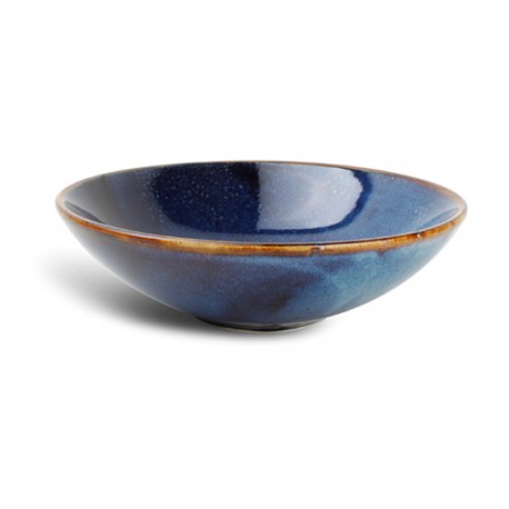 
                AT1142 Assiettes à pâtes/saladiers Bleu/brun Ø230xh.70mm
        