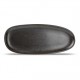 AT1147 Assiette plate rectangulaire Noir 340x145mm