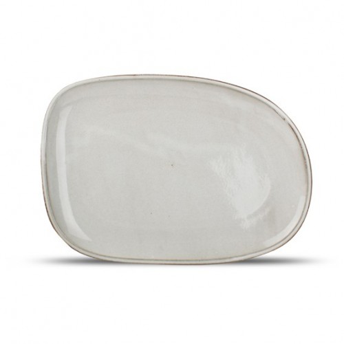  AT1160 Assiette plate rectangulaire Gris 330x230mm 