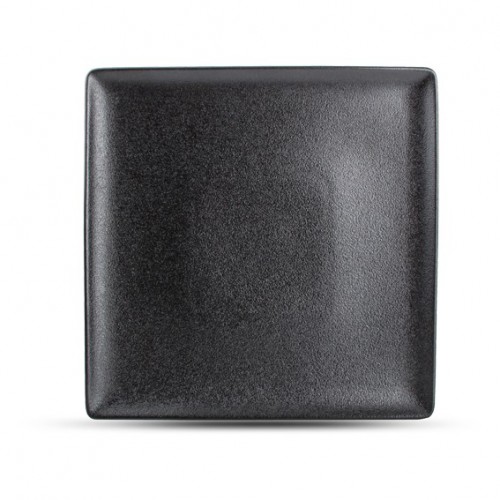  AT1177 12 Assiette carrée Noir 260x260mm 