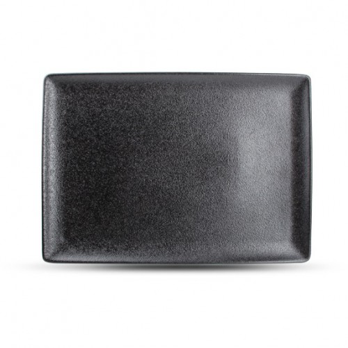 AT1178 Assiette rectangulaire Noir 280x200mm 