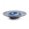 AT1219 Assiette creuse ronde Bleu/brun Ø275/160xH.58mm