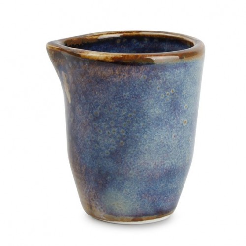  AT1336 Pots à lait/sauce Brun/bleu 5cl Ø50x60mm 
