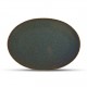 AT1370 Assiettes ovales Vert 300x210mm