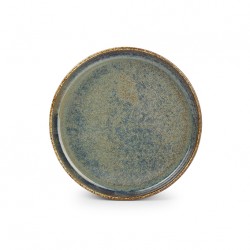 AT1448 12 Assiettes plates Vert Ø170mm