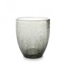 AT1468B Verres Crackle Gris 25cl Ø85xh.95mm