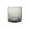 AT1468C Verres Crackle Gris 22cl Ø80xh.80mm