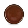 AT1504 Assiettes plates Brun Ø240mm