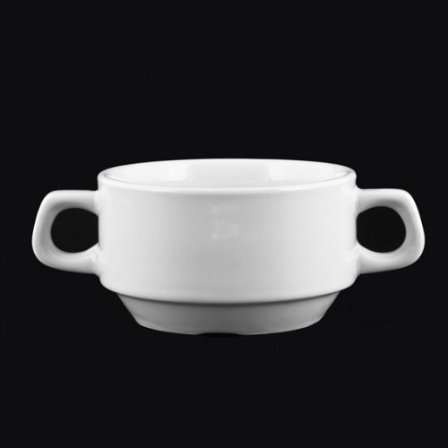 
                AT23 Bol à anses porcelaine Blanc 320ml
        