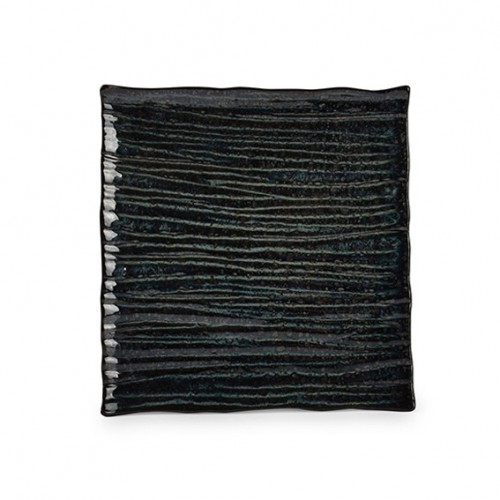  AT606802 Assiettes plates Bleu/noir 250x240mm 