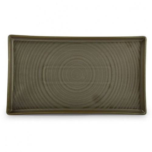  AT642638 Assiette rectangulaire GREEN LINE Vert 300x170mm 