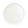 AT711114 Assiettes plates (bord haut) Blanc Ø225x h.20mm