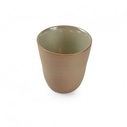 AT785336 Bol/mug Beige/bleu Ø70x h.65mm