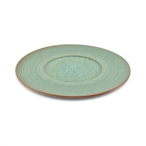  AT785390 Assiettes plates Beige/vert Ø270mm 