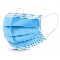 BU191 50 Masque chirurgical Bleu