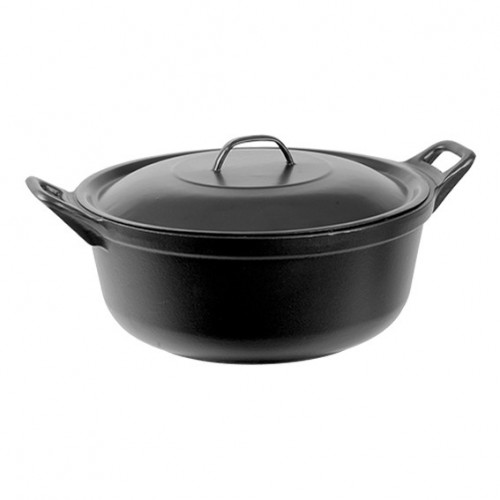  EG620036 Cocottes en fonte Noir Ø360mm 