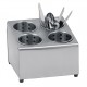 EG705090 Support 4 compartiments 30x25x h.21cm