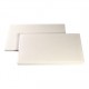 EG882001 Blanches - Sans rainure Blanc 400x250x h.20mm