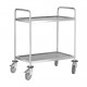 EG898035 Chariots de service 2 niveaux - Plateaux 800x500mm 880x580x h.1020mm