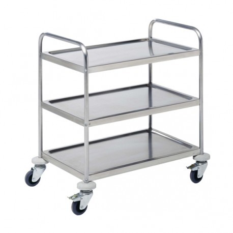 
                EG898036 Chariots de service 3 niveaux - Plateaux 800x500mm 880x580x h.1020mm
        