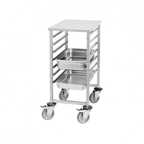  EG921065 Chariot débarrassage 7 plateaux 740x550xh.910mm 